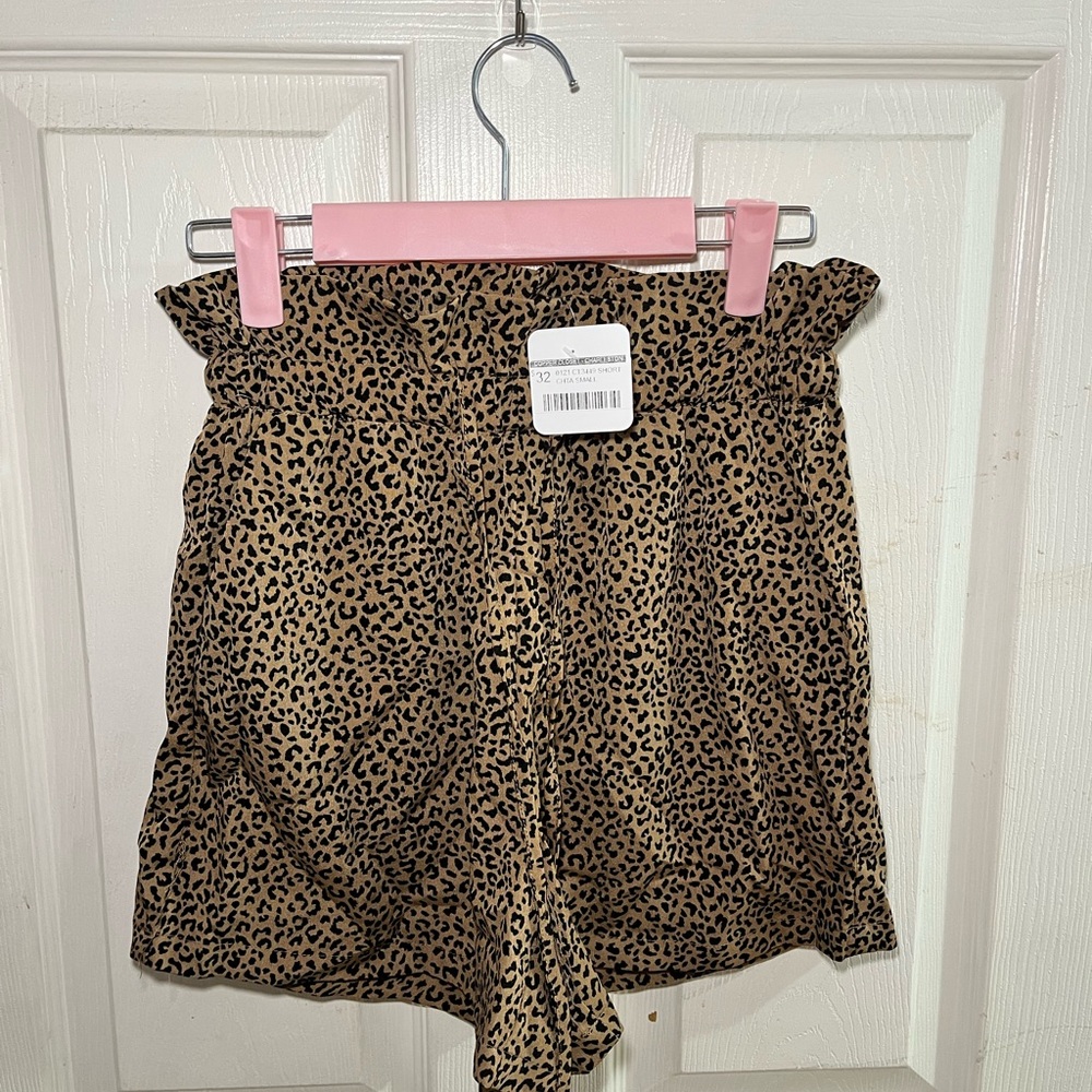Leopard Print Women's Shorts